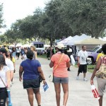 Patrons checking out the various stalls @ the 14th Annual Grace Jamaican Jerk Fest in Markham Park