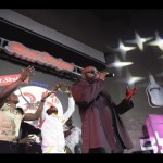 Richie Stephens performing at the launch