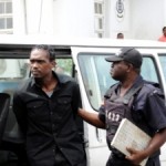 Busy Signal being taken into custody