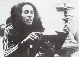 Bob Marley reading the Bible!