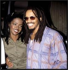 Rohan Marley & Lauryn Hil in happier days