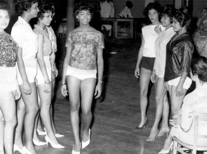 Miss Jamaica contestants at The Glass Bucket Club