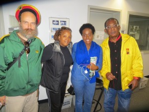 L-R Uwe Banton, Sharon Gordon, Etana & Ken Boothe