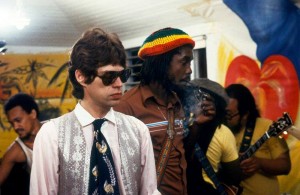 Peter Tosh & Mick Jagger in 1978