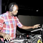 Usain Bolt @ the controls at Tracks & Records