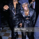 Grace Jones and Chris Stanley in 1983