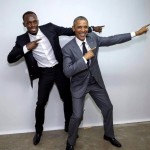 Usain Bolt & President Baraka Obama in Kingston