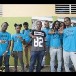 Konshens and crew giving a helping hand